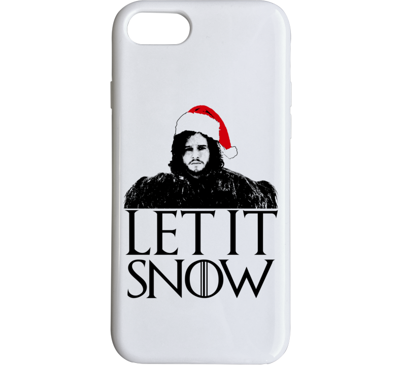 Let It Snow Jon Funny Parody Got Fan Christmas White Phone Case Let It Snow Jon Funny Parody Got Fan Christmas White Phone Case