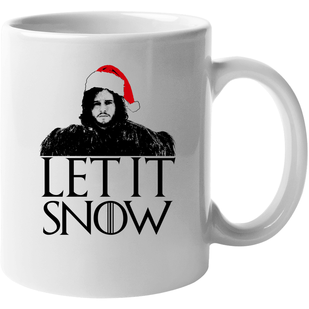 Let It Snow Jon Funny Parody Got Fan Christmas White Mug Let It Snow Jon Funny Parody Got Fan Christmas White Mug