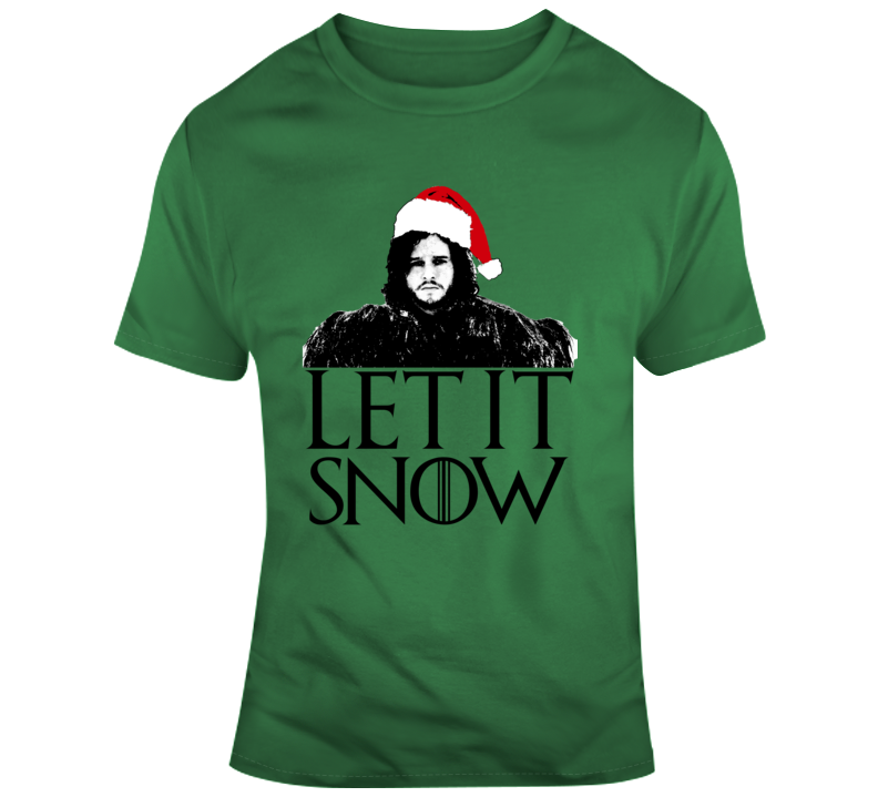 Let It Snow Jon Funny Parody Got Fan Christmas T Shirt Let It Snow Jon Funny Parody Got Fan Christmas T Shirt