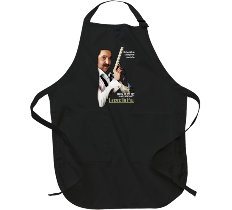 Ron Jeremy Licence Fo Fill Funny Parody Apron Ron Jeremy Licence Fo Fill Funny Parody Apron