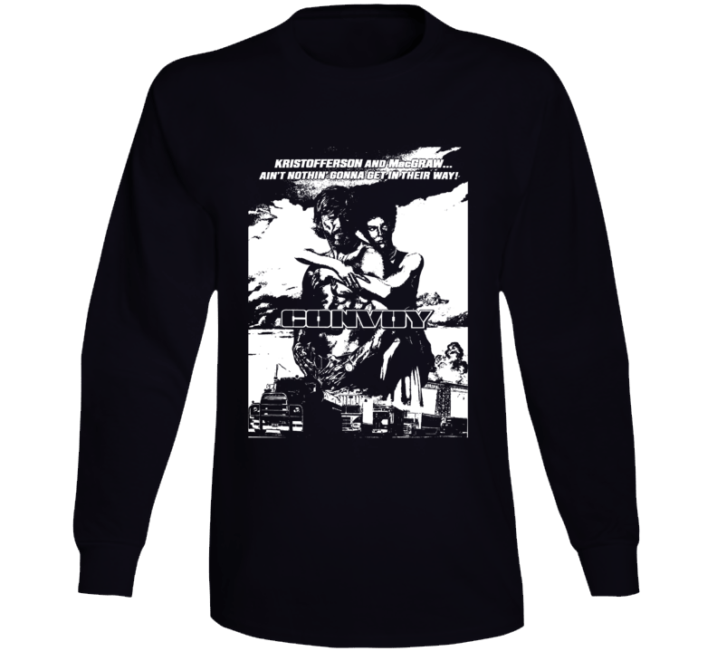 Convoy Kris Kristofferson Trucker 70s Movie Fan Long Sleeve Convoy Kris Kristofferson Trucker 70s Movie Fan Long Sleeve