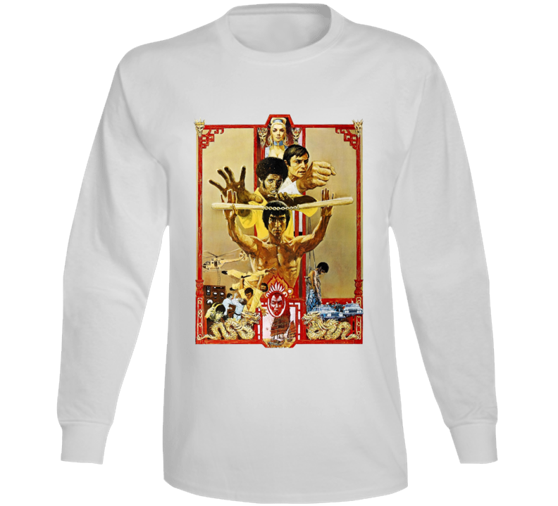 Enter The Dragon 1973 Bruce Lee Kung Fu Hong Kong Action Movie Fan Long Sleeve Enter The Dragon 1973 Bruce Lee Kung Fu Hong Kong Action Movie Fan Long Sleeve