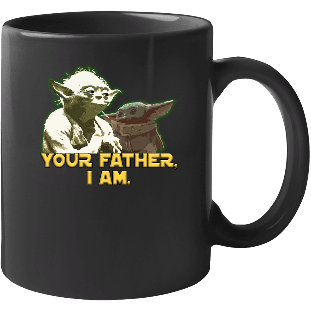 Your Father, I Am Yoda Star Wars Baby Parody Fan Mug Your Father, I Am Yoda Star Wars Baby Parody Fan Mug