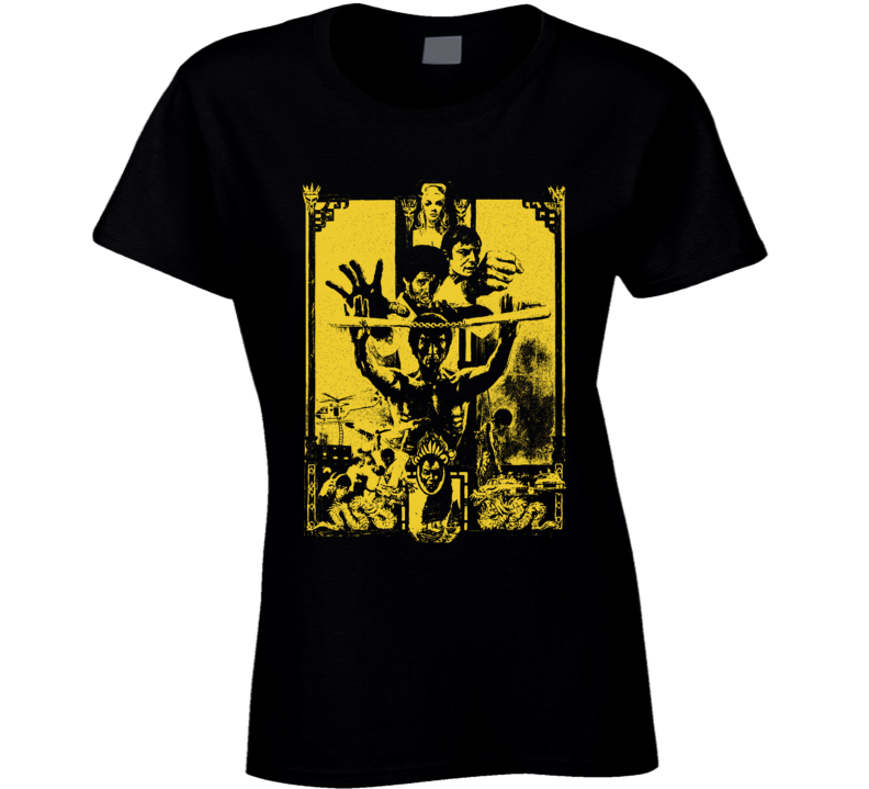 Enter The Dragon 1973 Bruce Lee Kung Fu Hong Kong Movie Fan Ladies T Shirt Enter The Dragon 1973 Bruce Lee Kung Fu Hong Kong Movie Fan Ladies T Shirt