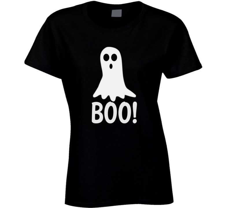 Funny Ghost Boo Halloween Ladies T Shirt Funny Ghost Boo Halloween Ladies T Shirt