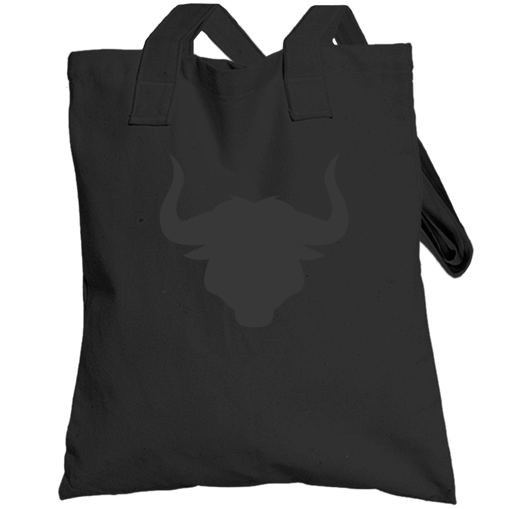 Bull Horns Trending Funny Steer Fan Totebag Bull Horns Trending Funny Steer Fan Totebag
