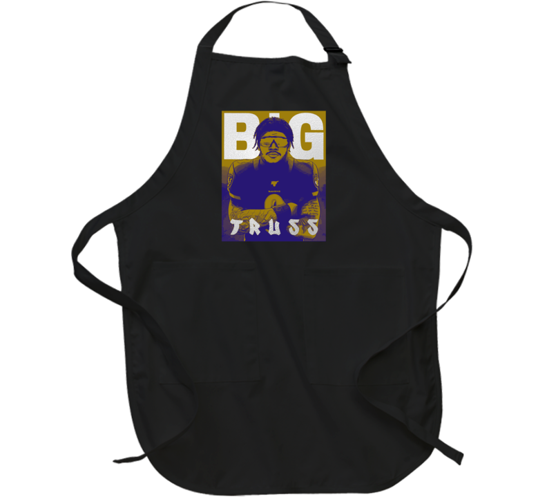 Big Truss Balitmore Football Fan Team Support Apron Big Truss Balitmore Football Fan Team Support Apron