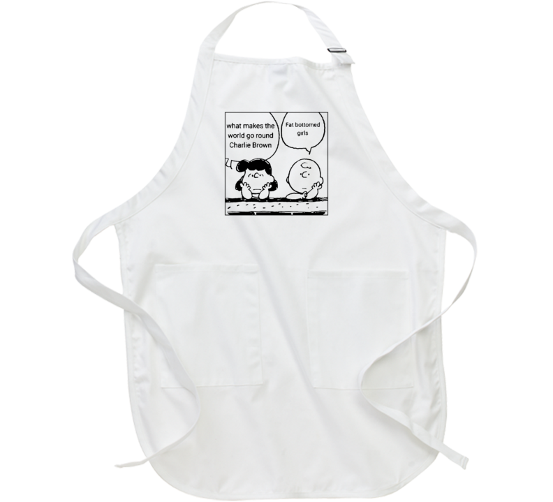 Peanuts Charlie Brown Parody Funny Cartoon Apron Peanuts Charlie Brown Parody Funny Cartoon Apron