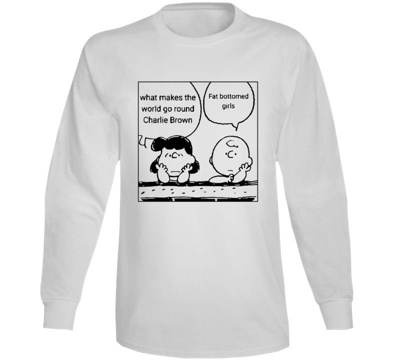 Peanuts Charlie Brown Parody Funny Cartoon Long Sleeve Peanuts Charlie Brown Parody Funny Cartoon Long Sleeve