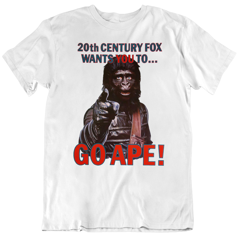 Planet Of The Apes 70s Movie Go Ape Promo Trending Fan Parody T Shirt Planet Of The Apes 70s Movie Go Ape Promo Trending Fan Parody T Shirt