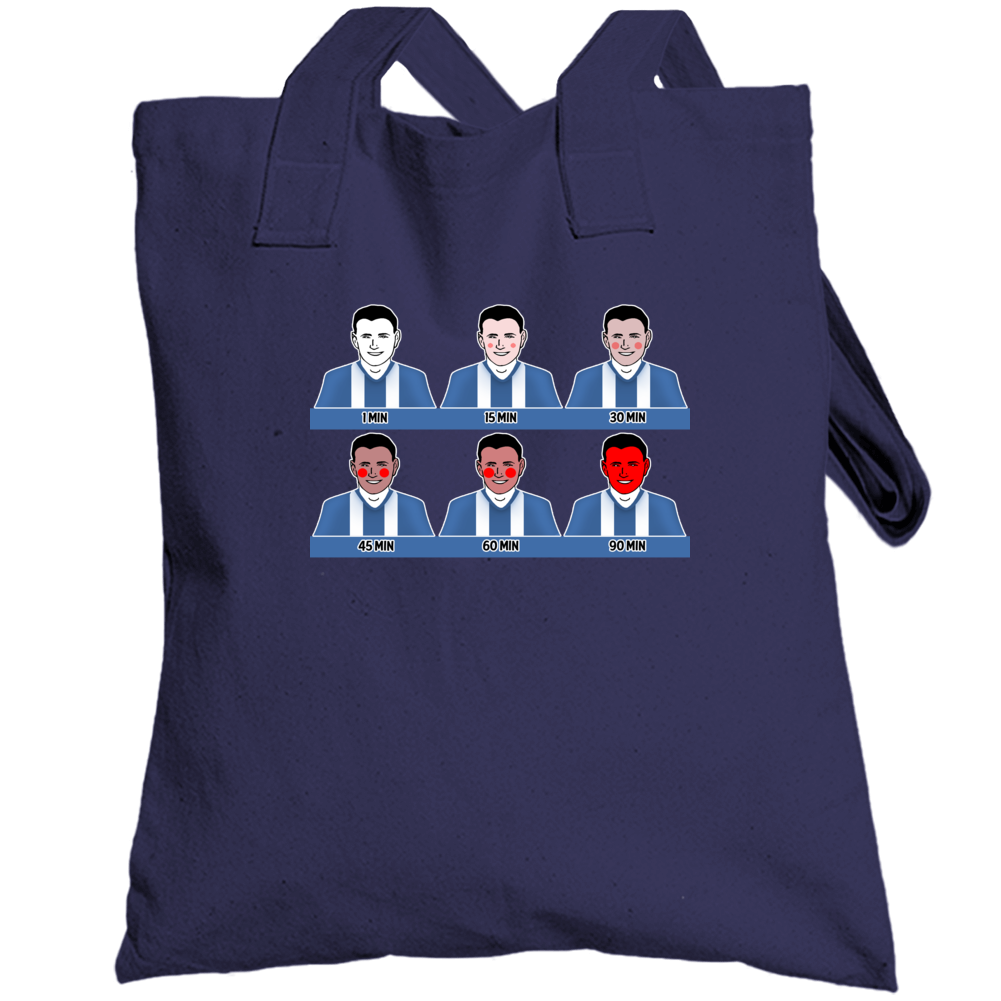 Stages Of A Soccer Football Match Funny Totebag Stages Of A Soccer Football Match Funny Totebag