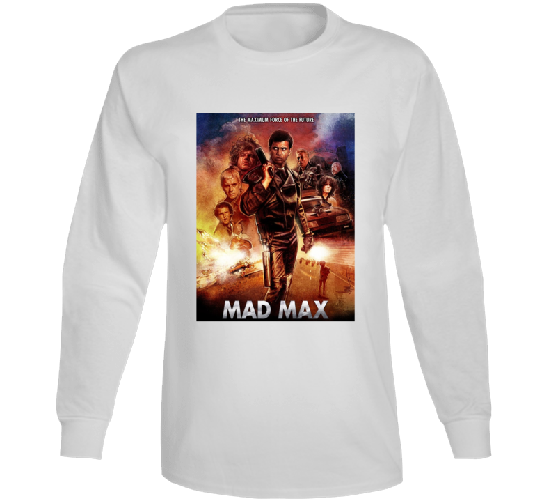 Mad Max Classic Cult Film Mel Gibson Fan Long Sleeve Mad Max Classic Cult Film Mel Gibson Fan Long Sleeve