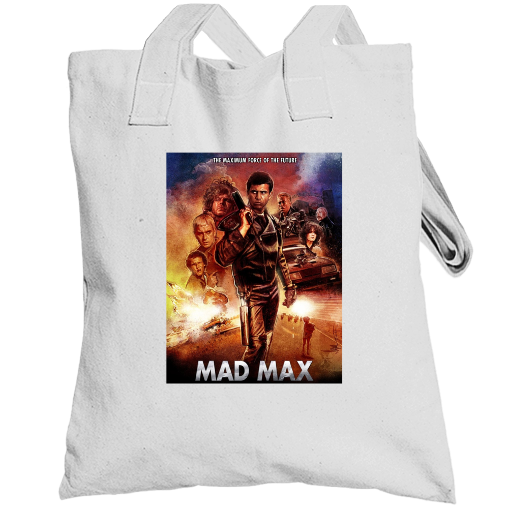Mad Max Classic Cult Film Mel Gibson Fan Totebag Mad Max Classic Cult Film Mel Gibson Fan Totebag