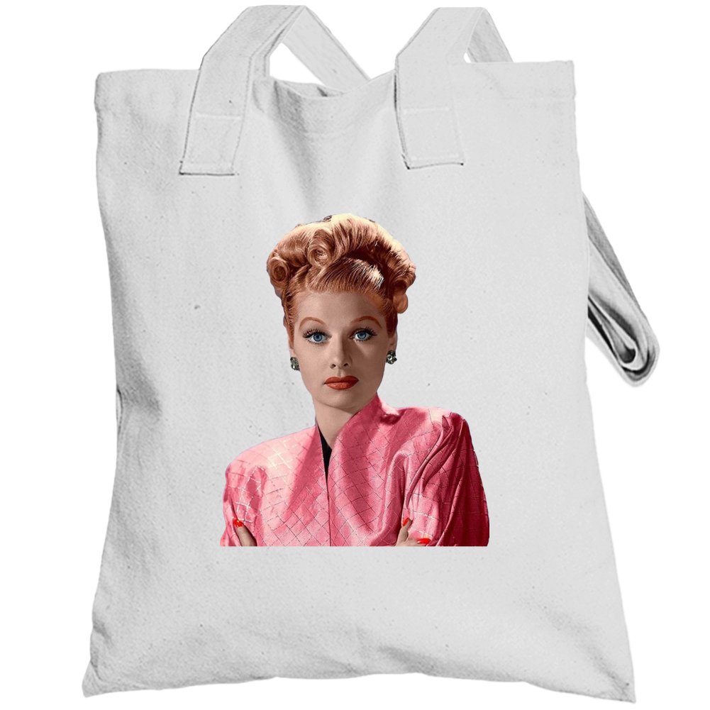 Lucille Ball I Love Lucy Icon Tv Actress Fan Totebag Lucille Ball I Love Lucy Icon Tv Actress Fan Totebag