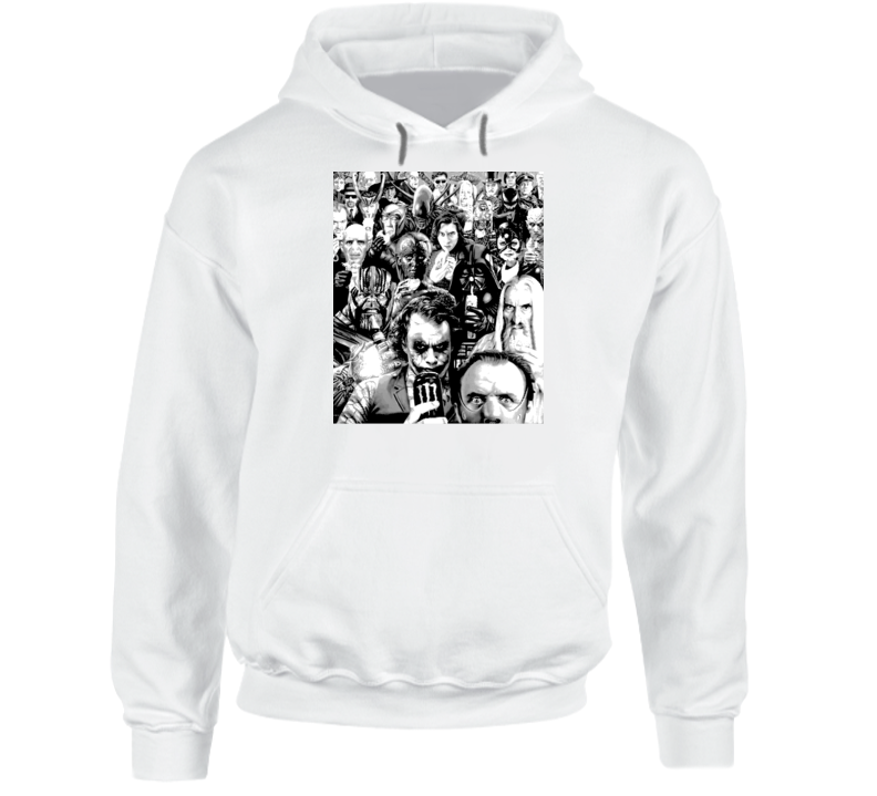 Super Heroes Villains Funny Parody Fan Hoodie Super Heroes Villains Funny Parody Fan Hoodie