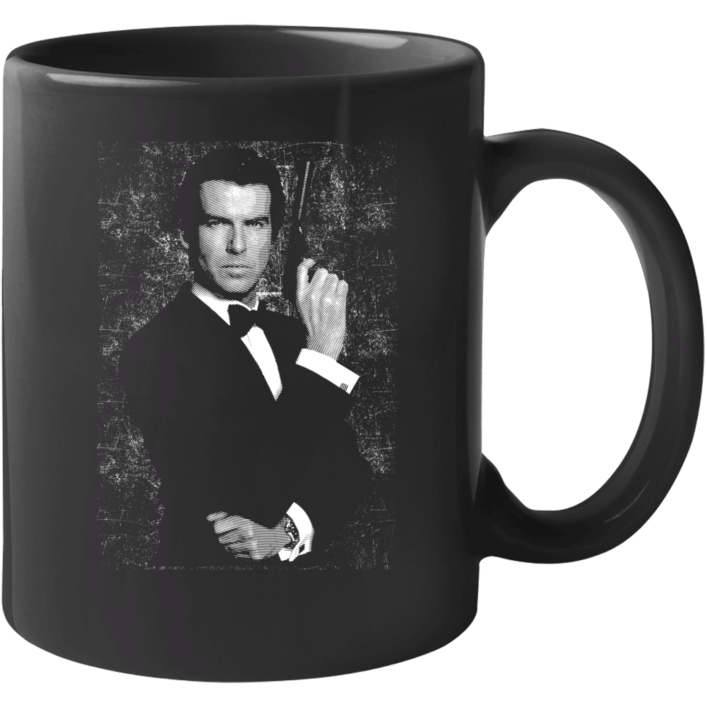 James Bond Pierce Brosnan 90s Movie Oo7 Fan Mug James Bond Pierce Brosnan 90s Movie Oo7 Fan Mug