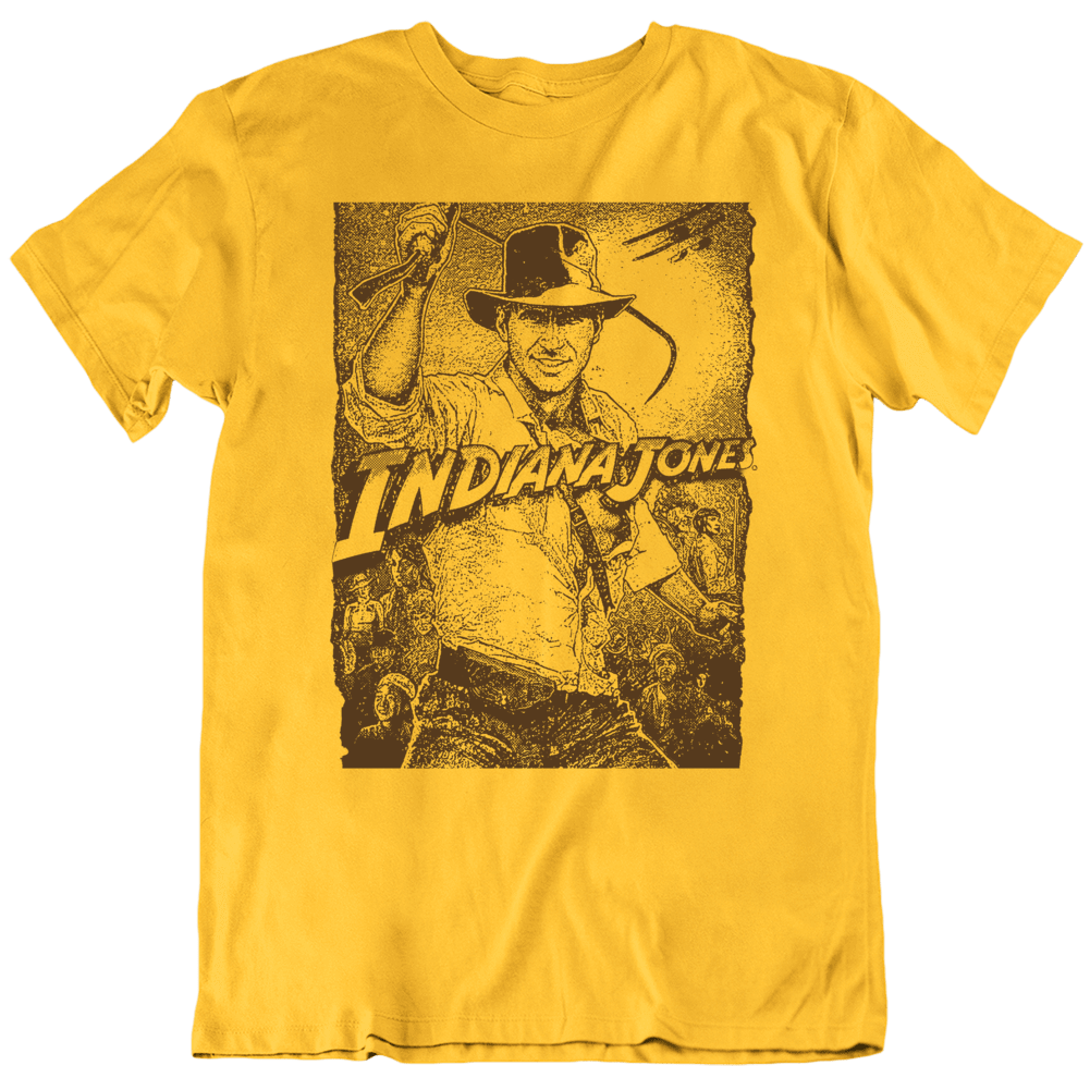 Indiana Jones 80s Movie Fan T Shirt Indiana Jones 80s Movie Fan T Shirt