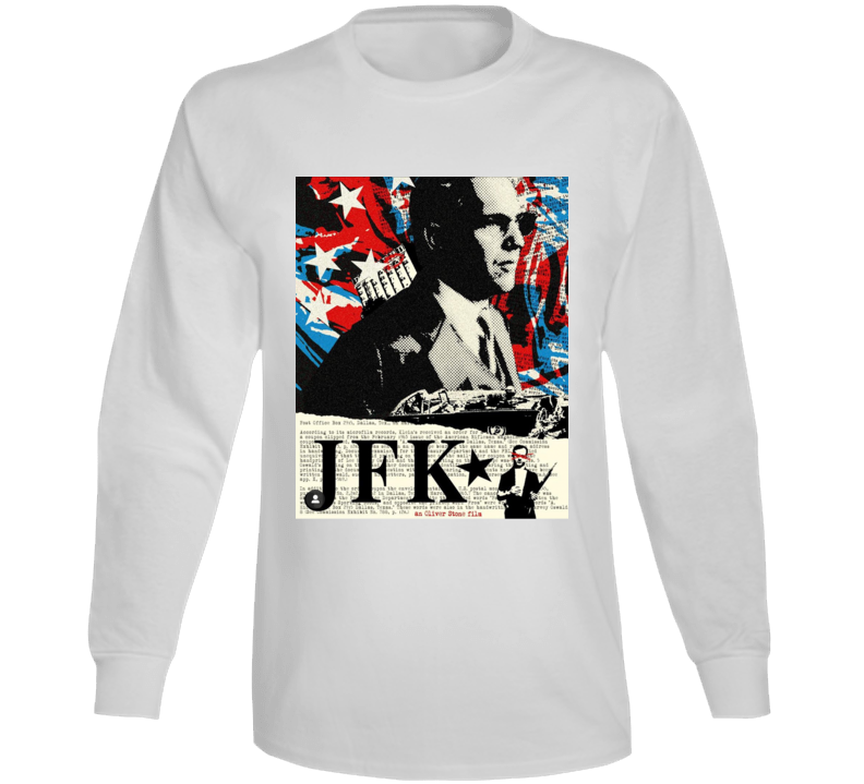 Jfk Oliver Stone Movie Kevin Costner Fan Long Sleeve Jfk Oliver Stone Movie Kevin Costner Fan Long Sleeve