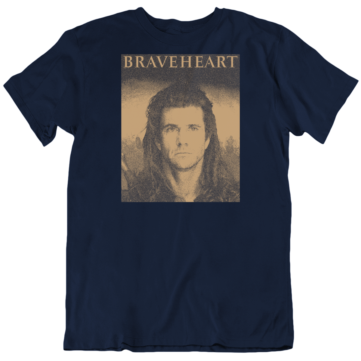 Braveheart Mel Gibson Movie Fan T Shirt Braveheart Mel Gibson Movie Fan T Shirt