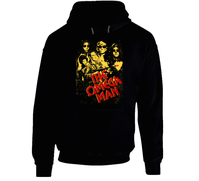 Omega Man Charlton Heston 70s Classic Movie Fan Hoodie Omega Man Charlton Heston 70s Classic Movie Fan Hoodie