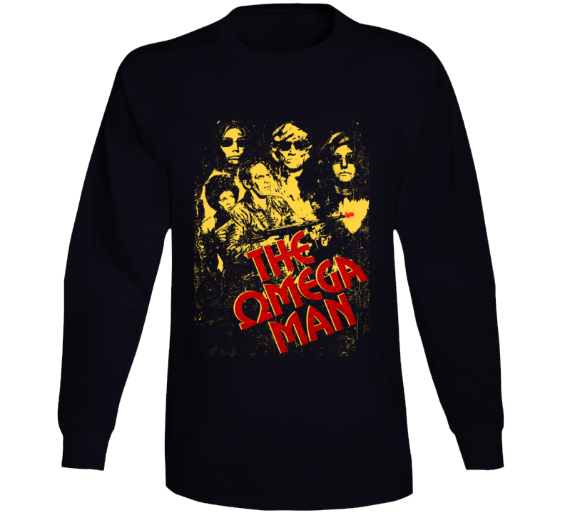 Omega Man Charlton Heston 70s Classic Movie Fan Long Sleeve Omega Man Charlton Heston 70s Classic Movie Fan Long Sleeve
