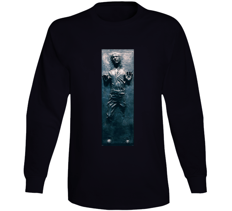 Han Solo Carbonite Star Wars Empire Strikes Back Movie Fan Long Sleeve Han Solo Carbonite Star Wars Empire Strikes Back Movie Fan Long Sleeve