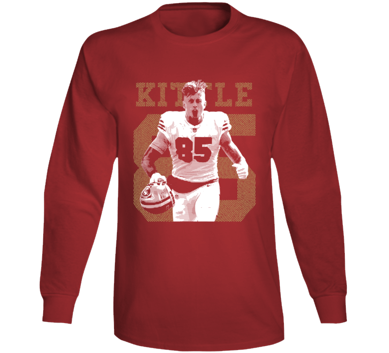 George Kittle San Fran Football Star Fan Long Sleeve George Kittle San Fran Football Star Fan Long Sleeve