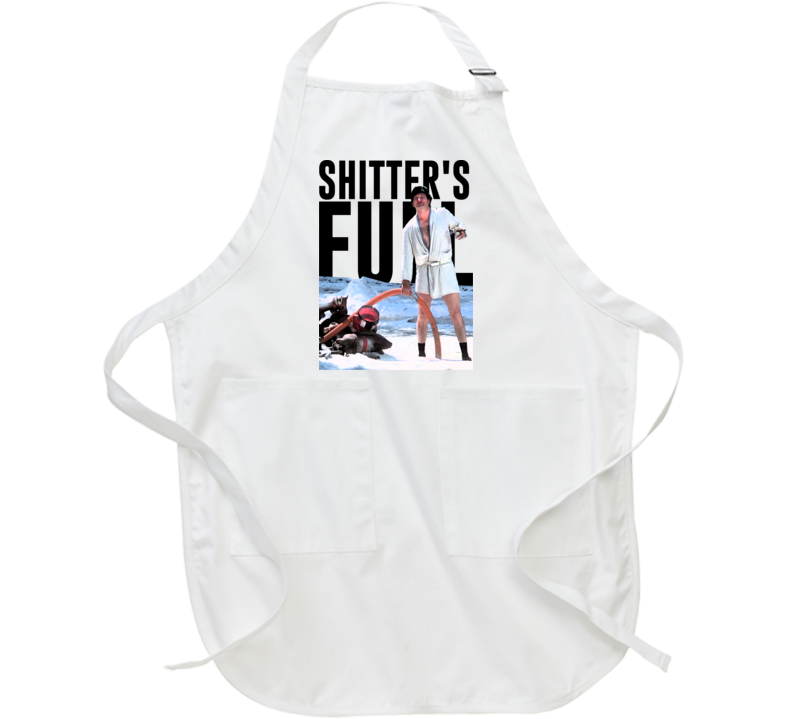 Shitter's Full Funn Christmas Vacation Uncle Eddie Apron Shitter's Full Funn Christmas Vacation Uncle Eddie Apron