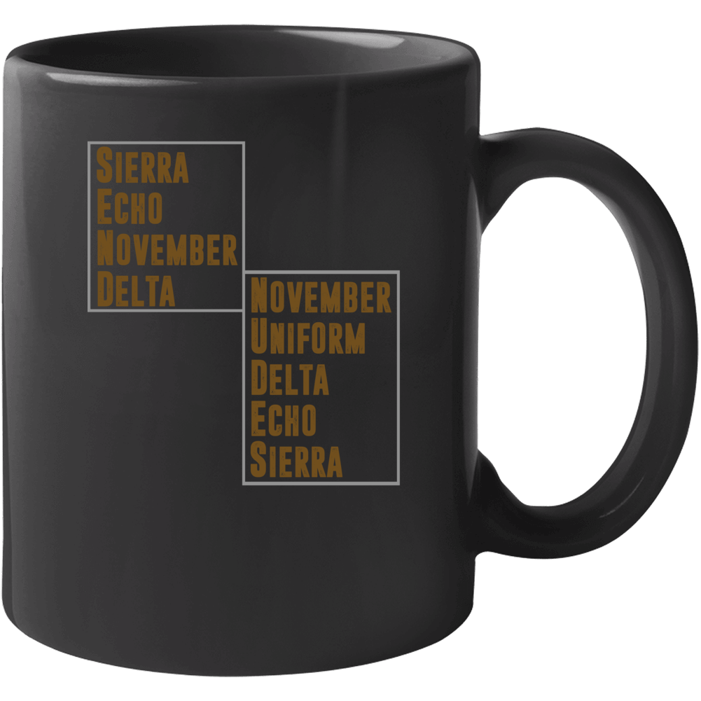Send Nudes Funny Phonetic Alphabet Mug Send Nudes Funny Phonetic Alphabet Mug