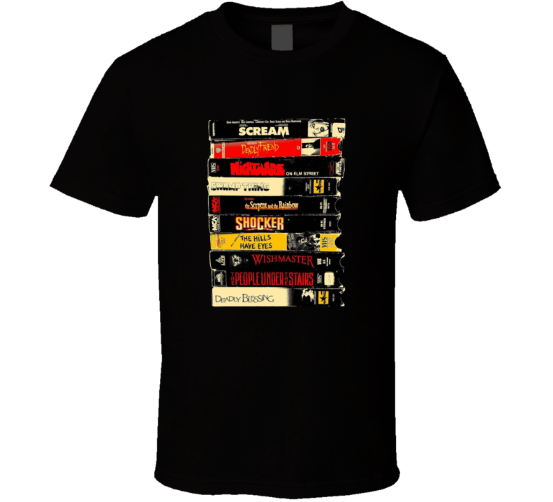 Vhs Horror Movie Retro Vcr Old School T Shirt Vhs Horror Movie Retro Vcr Old School T Shirt