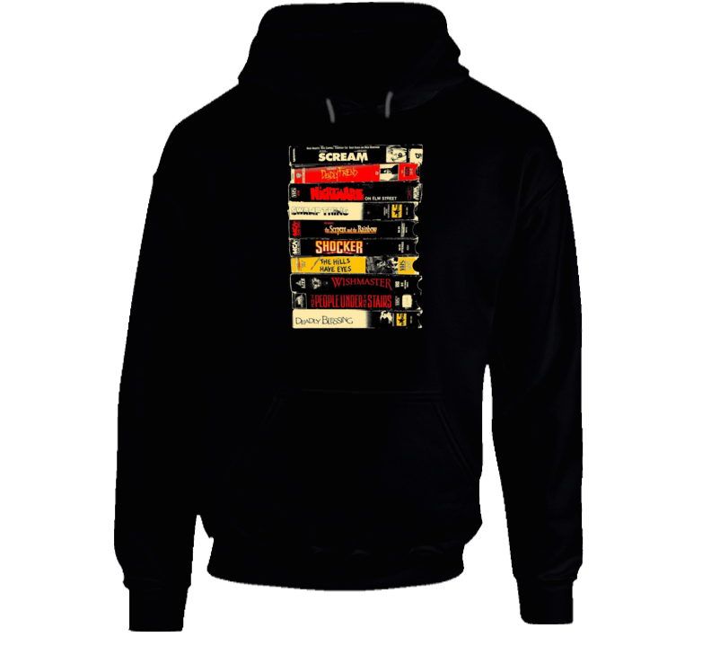 Vhs Horror Movie Retro Vcr Old School Hoodie Vhs Horror Movie Retro Vcr Old School Hoodie