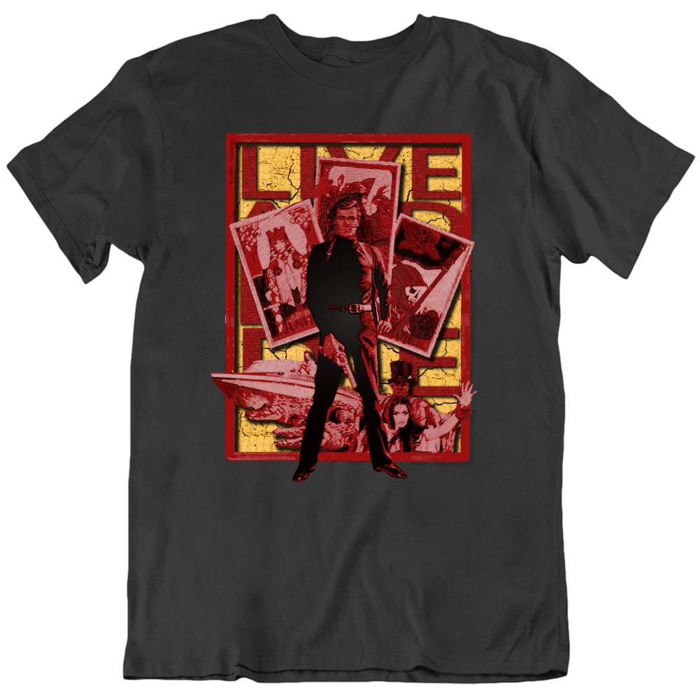 James Bond Live And Let Die Ian Fleming 007 Fan T Shirt James Bond Live And Let Die Ian Fleming 007 Fan T Shirt