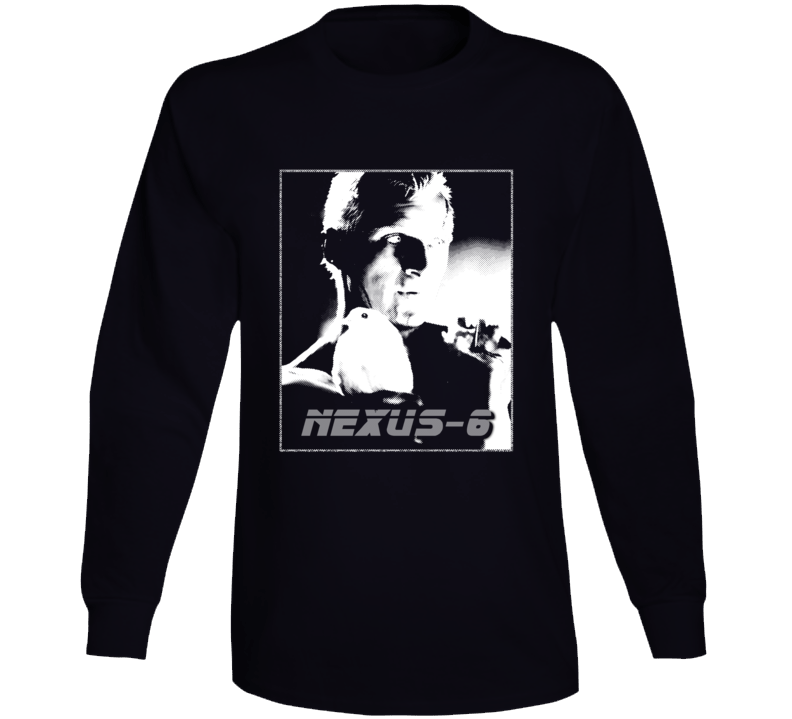 Rutger Hauer Roy Batty Bladerunner Classic Cult Movie Fan Long Sleeve Rutger Hauer Roy Batty Bladerunner Classic Cult Movie Fan Long Sleeve