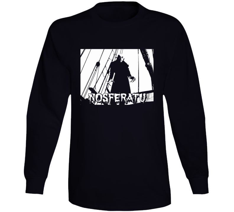 Nosferatu Dracula Vampire Cult Horror Movie Fan Long Sleeve Nosferatu Dracula Vampire Cult Horror Movie Fan Long Sleeve