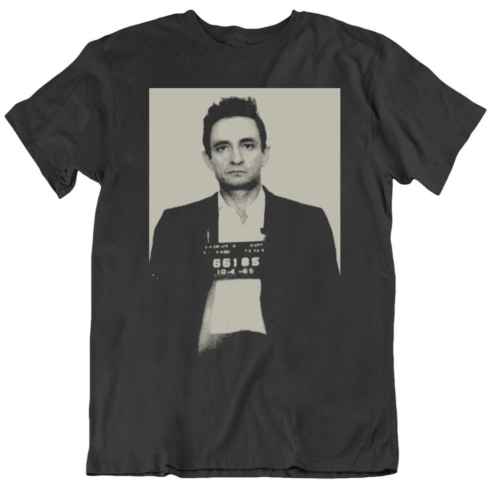 Johnny Cash Mugshot Country Music Legend T Shirt Johnny Cash Mugshot Country Music Legend T Shirt