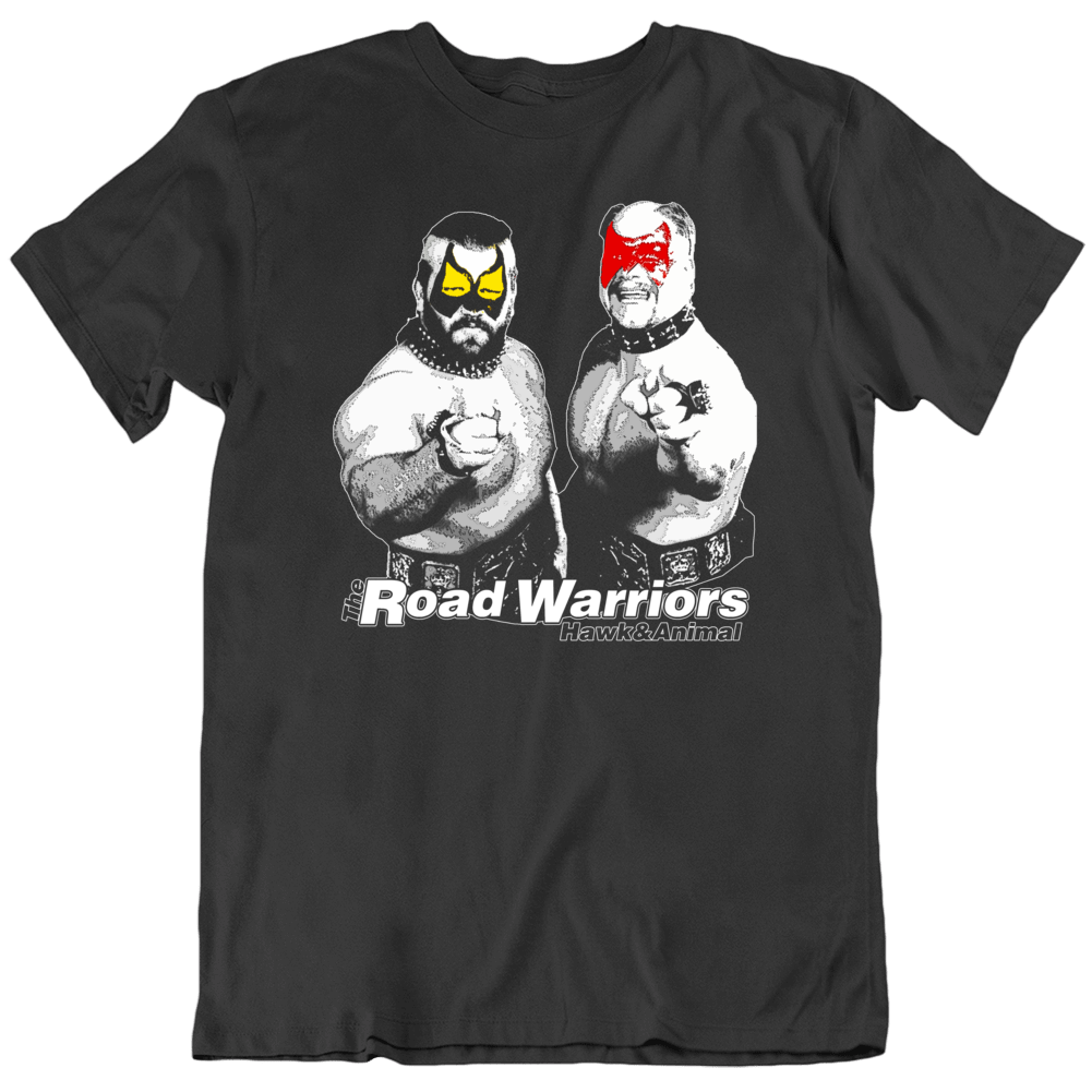 The Road Warriors Wrestler Hawk Animal Retro Wrestling T Shirt The Road Warriors Wrestler Hawk Animal Retro Wrestling T Shirt