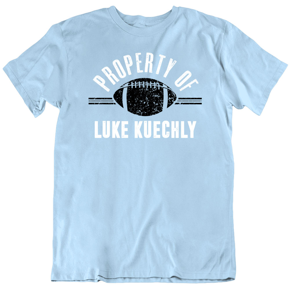 Property Of Luke Kuechly Football T Shirt Property Of Luke Kuechly Football T Shirt
