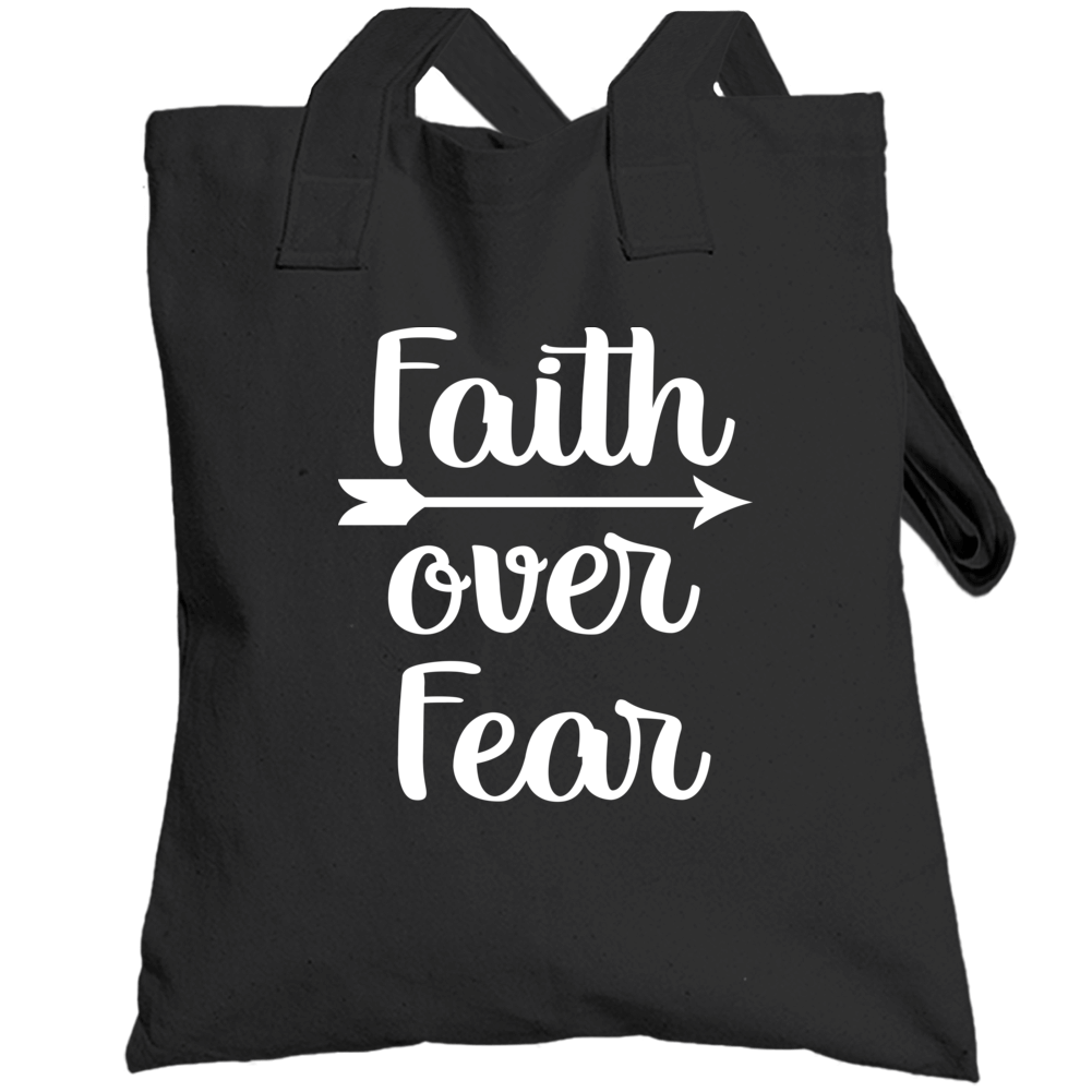 Faith Over Fear Christian Women God Totebag Faith Over Fear Christian Women God Totebag