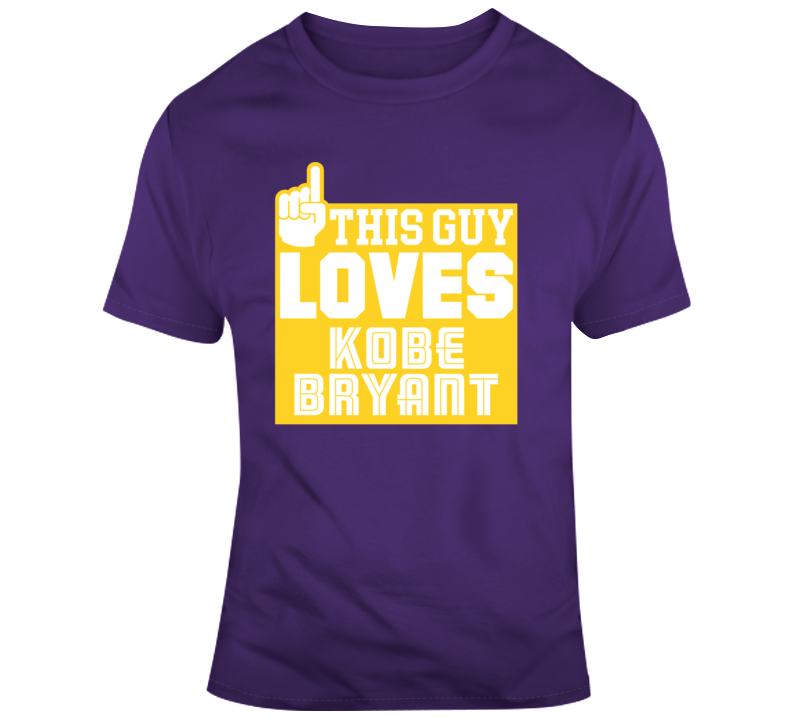 This Guy Loves Kobe Bryant Black Mamba Basketball T Shirt This Guy Loves Kobe Bryant Black Mamba Basketball T Shirt