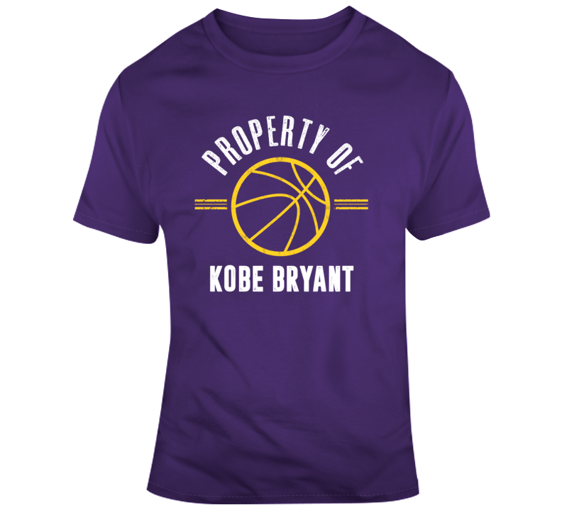 Property Of Kobe Bryant Black Mamba Basketball T Shirt Property Of Kobe Bryant Black Mamba Basketball T Shirt
