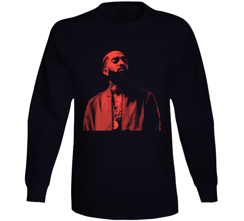 Nipsey Hussle Hip Hop Rap West Coaast Fan Long Sleeve Nipsey Hussle Hip Hop Rap West Coaast Fan Long Sleeve