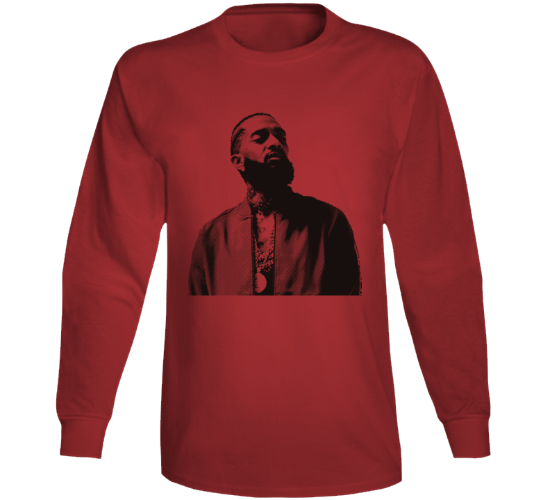 Nipsey Hussle Hip Hop Rap West Side Fan Long Sleeve Nipsey Hussle Hip Hop Rap West Side Fan Long Sleeve