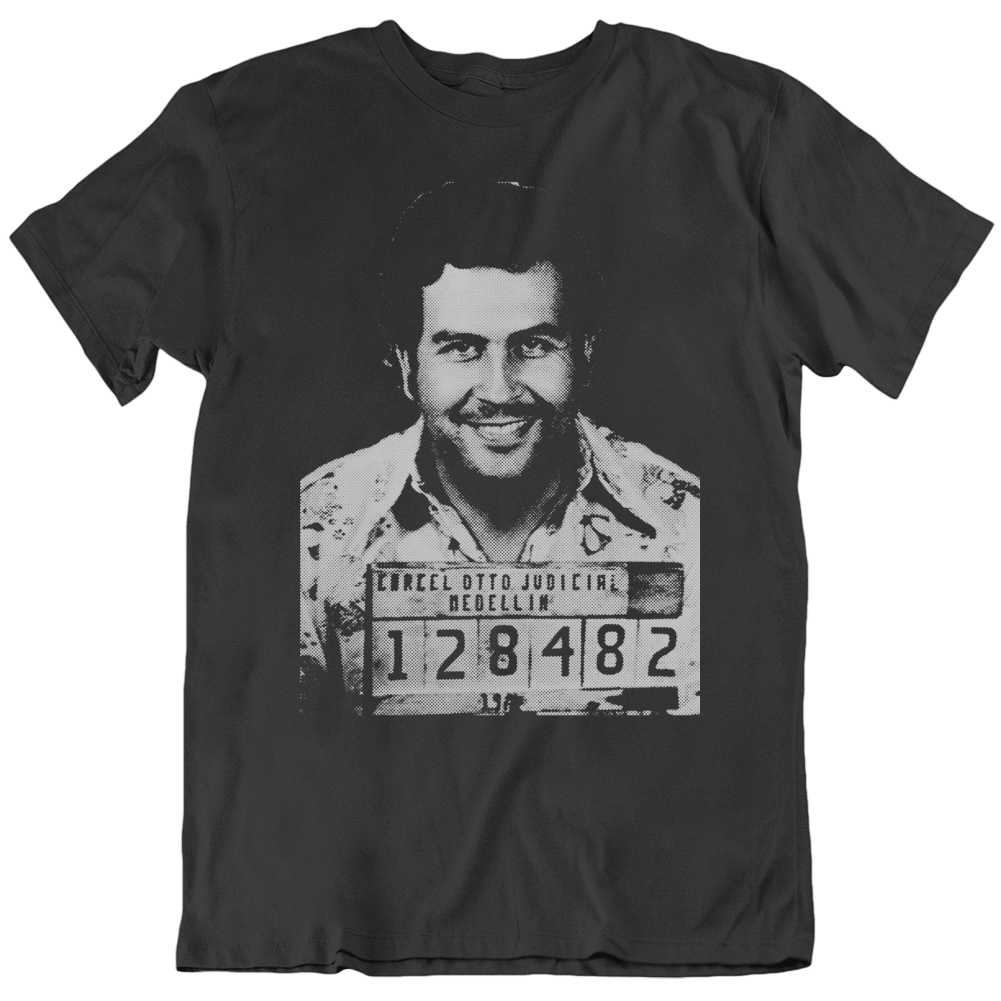 Pablo Escobar Columbian Legend Mugshot T Shirt Pablo Escobar Columbian Legend Mugshot T Shirt