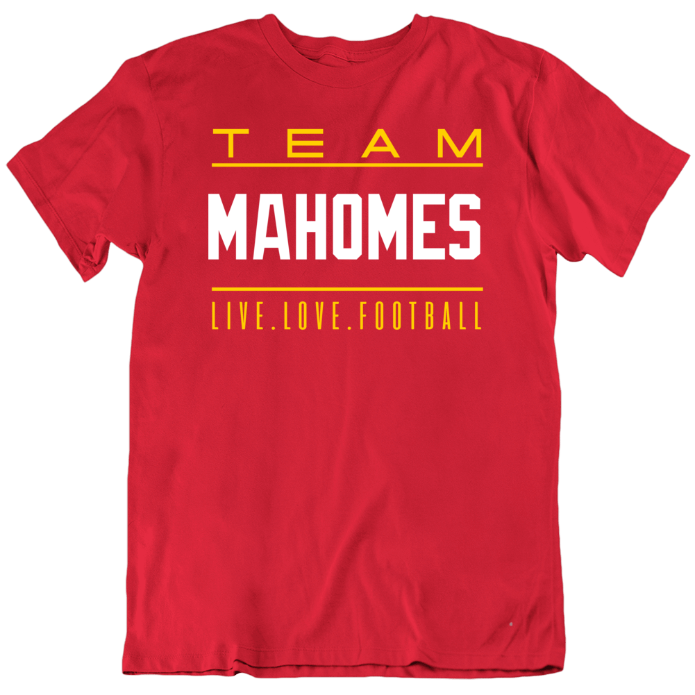 Team Mahomes Kansas City Football T Shirt Team Mahomes Kansas City Football T Shirt