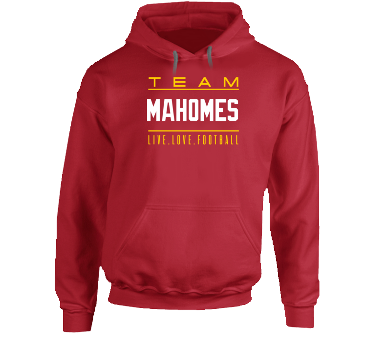 Team Mahomes Kansas City Football Hoodie Team Mahomes Kansas City Football Hoodie