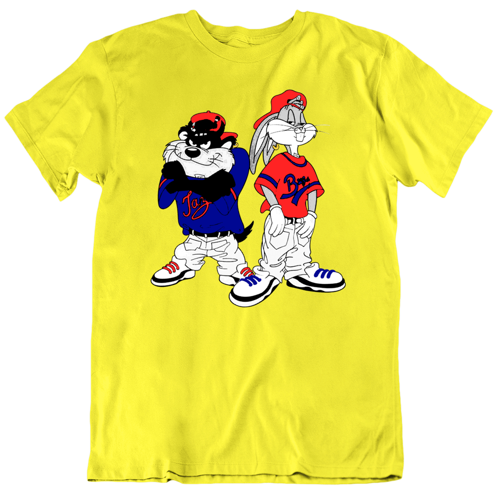 Hip Hop Looney Tunes Bugs Taz 90s Fan T Shirt Hip Hop Looney Tunes Bugs Taz 90s Fan T Shirt