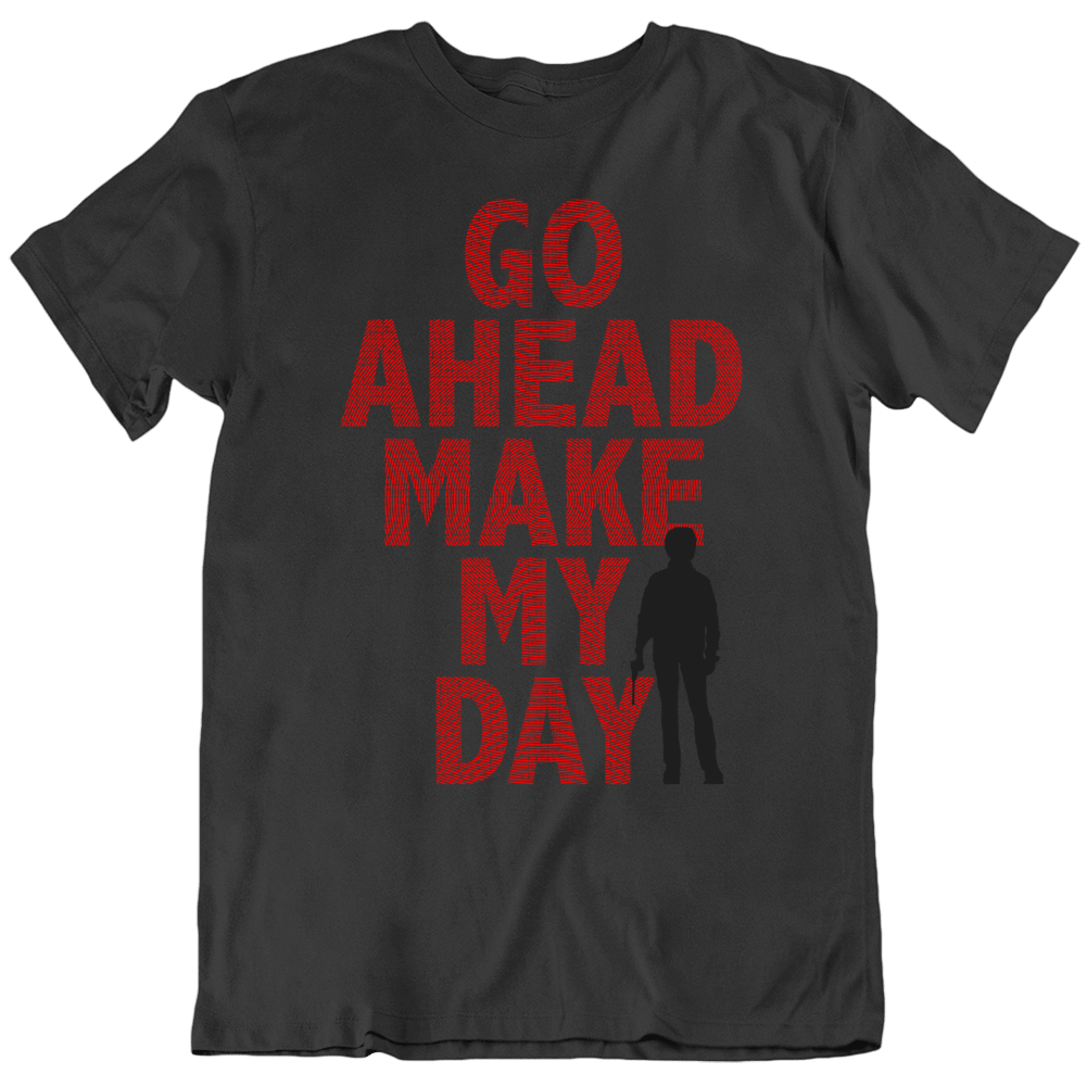 Clint Eastwood Dirty Harry Quote Make My Day T Shirt Clint Eastwood Dirty Harry Quote Make My Day T Shirt