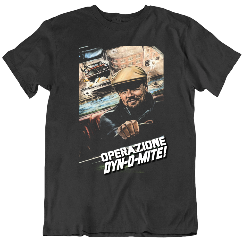 Operazione Dynomite Hollywood Leo Parody Poster Fan T Shirt Operazione Dynomite Hollywood Leo Parody Poster Fan T Shirt