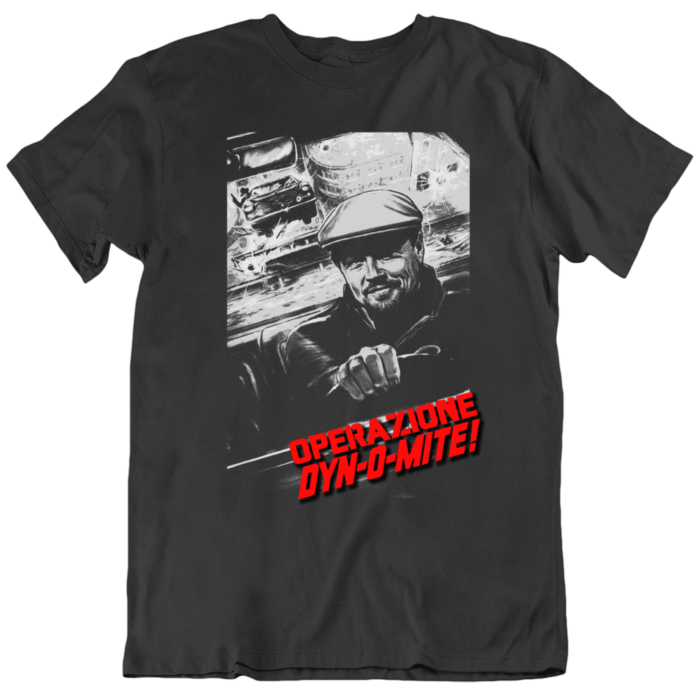 Operazione Dynomite Hollywood Leo Parody Poster On A T Shirt Operazione Dynomite Hollywood Leo Parody Poster On A T Shirt