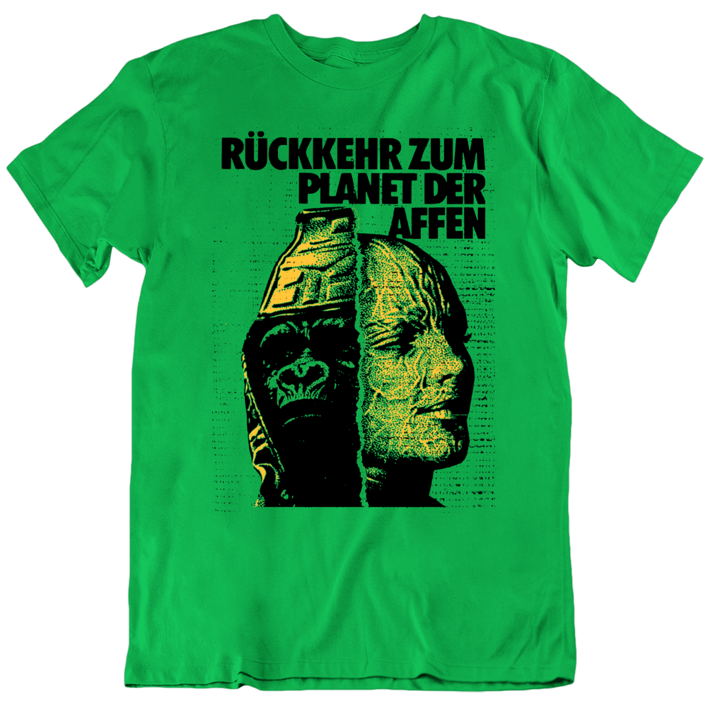 Beneath The Planet Of The Apes 70s German Title Movie T Shirt Beneath The Planet Of The Apes 70s German Title Movie T Shirt